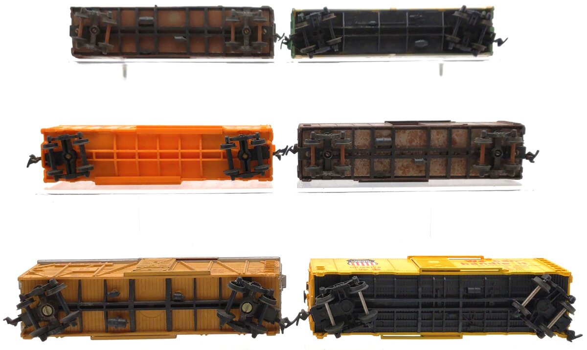 Tyco & Other HO Scale Assorted Freight Cars [6] VG