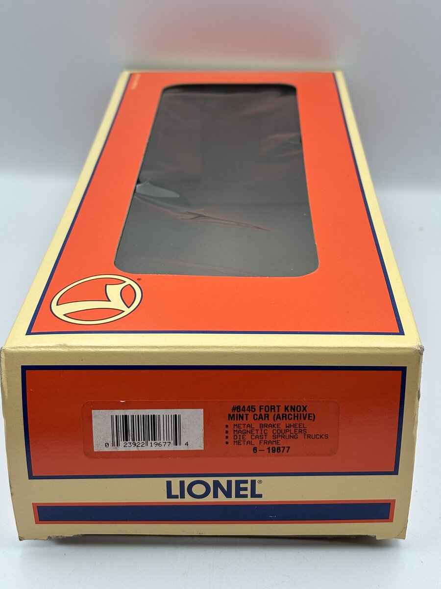 Lionel 6-19677 O Gauge Ft. Knox Gold Reserve Mint Car #6445 LN/Box