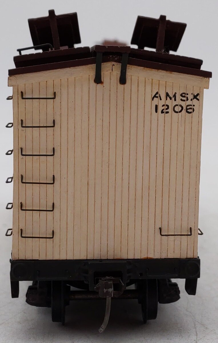 Custom Built S Gauge American Stores Company Evaporated Milk Reefer Car #1206 VG/Box