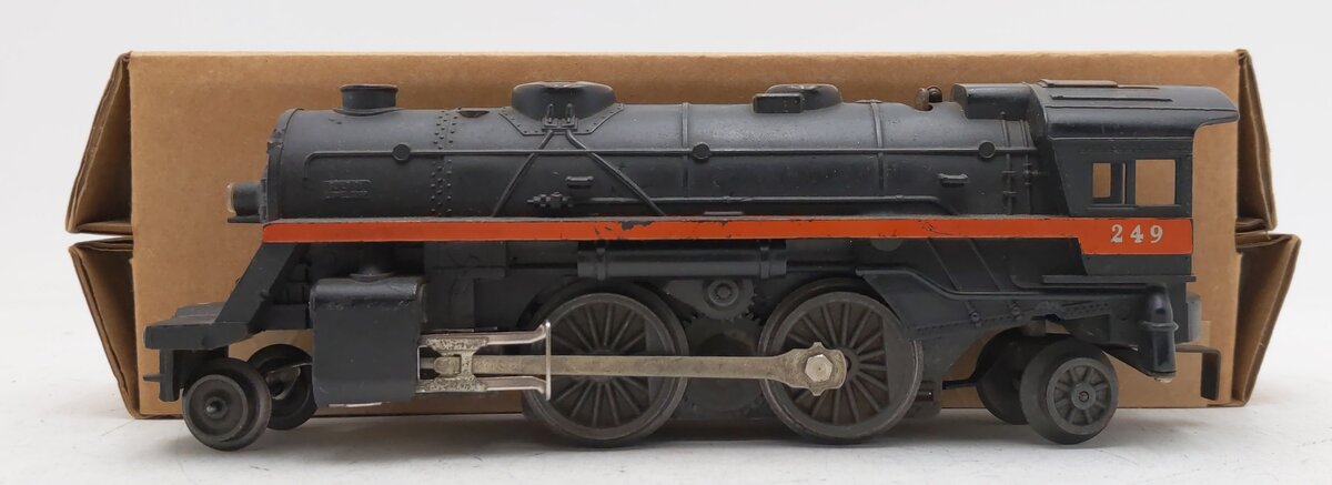 Lionel 249 Vintage O Postwar 2-4-2 Steam Locomotive VG/Box