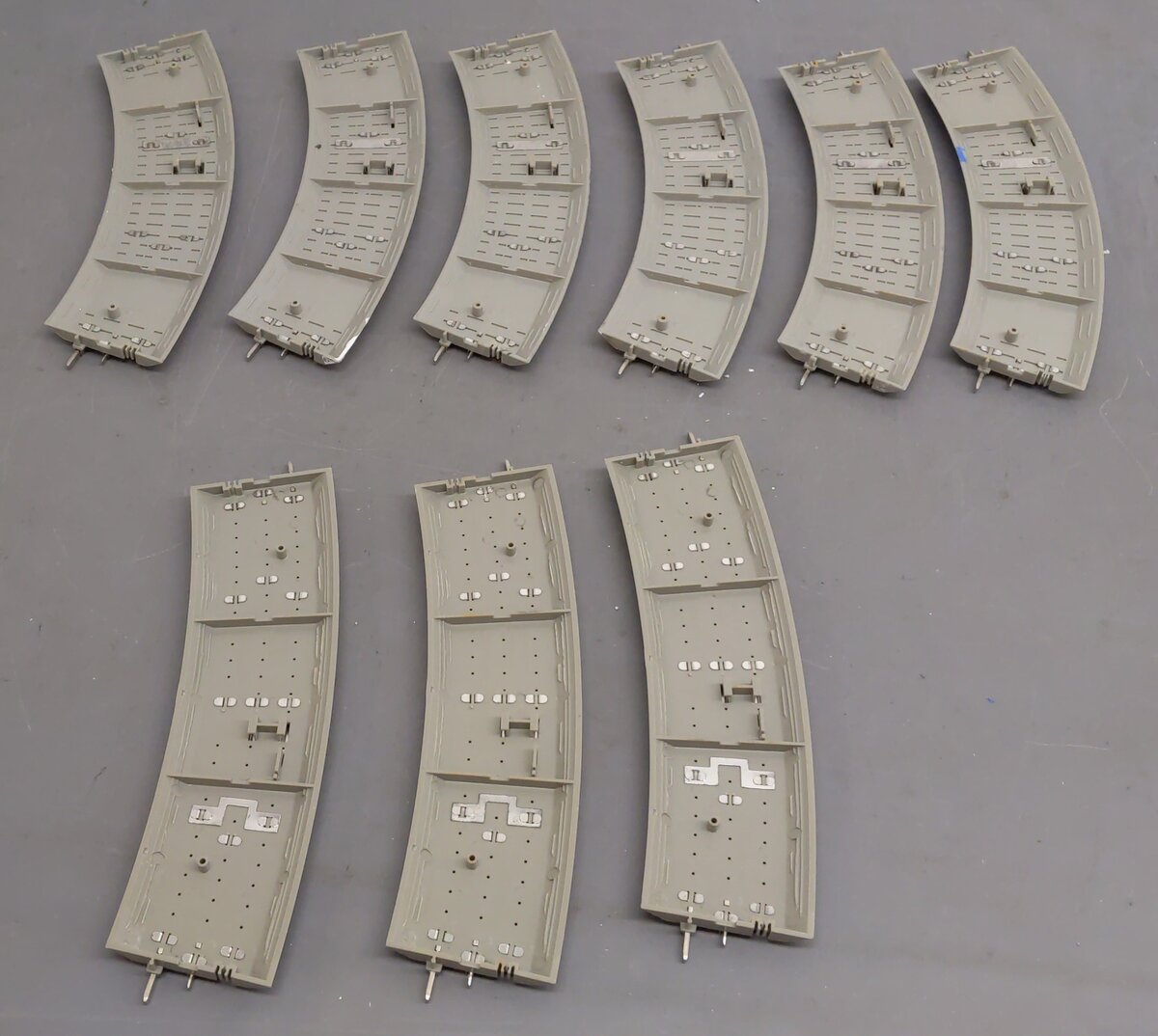 Lionel O Gauge Assorted Full Curve Fastracks [9] VG