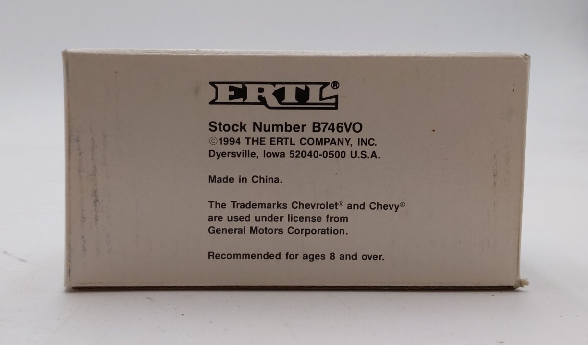 Ertl B746VO 1:43 Scale 1930 Chevrolet Barrel Truck NIB