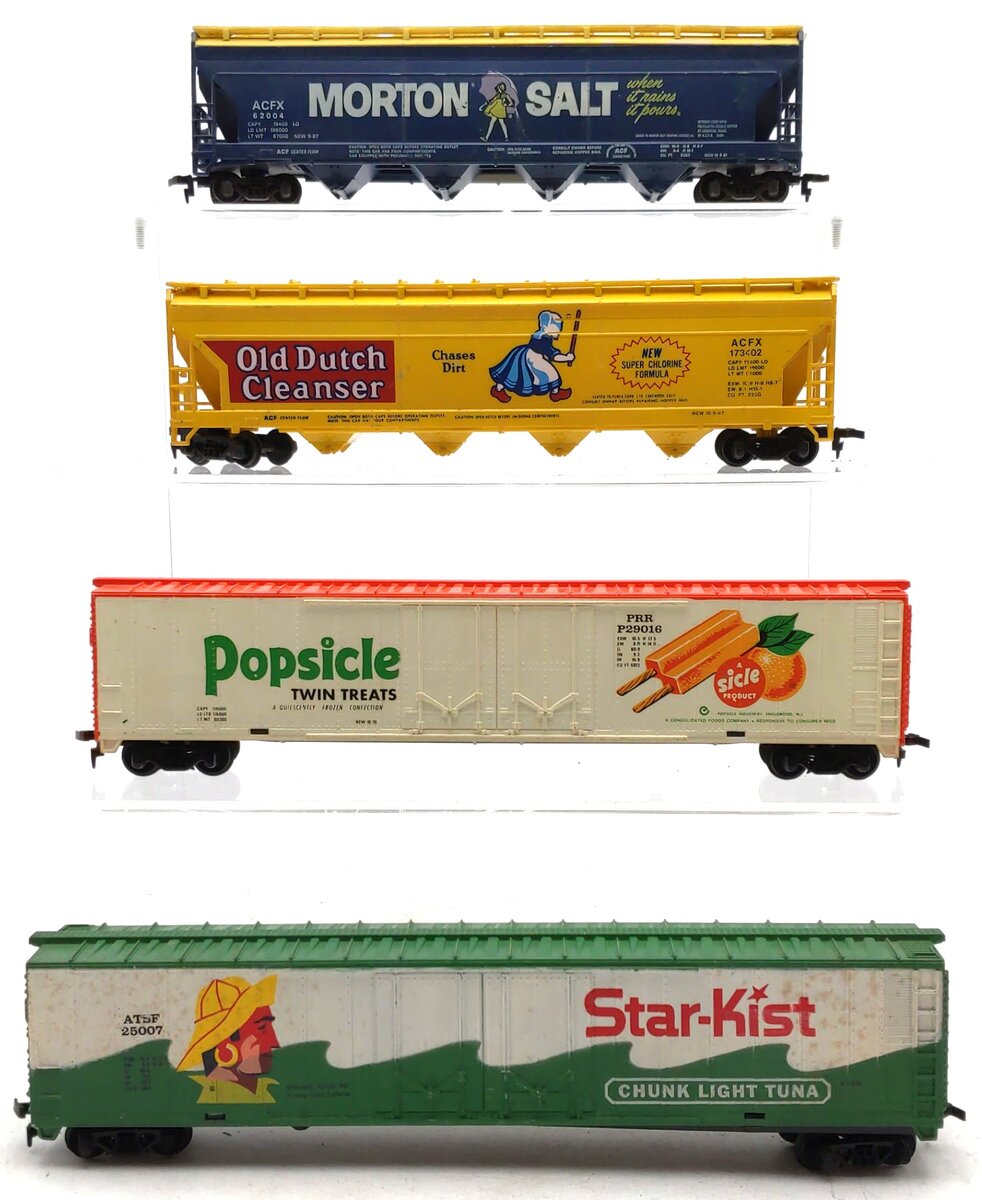 Tyco Assorted HO Scale Freight Cars [4] VG