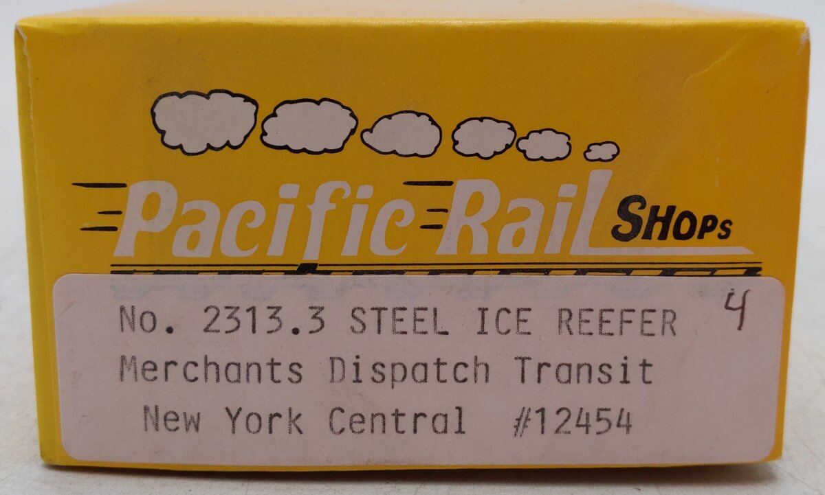Pacific Rail 2313.3 S Gauge New York Central Refrigerator Car #12454 VG/Box