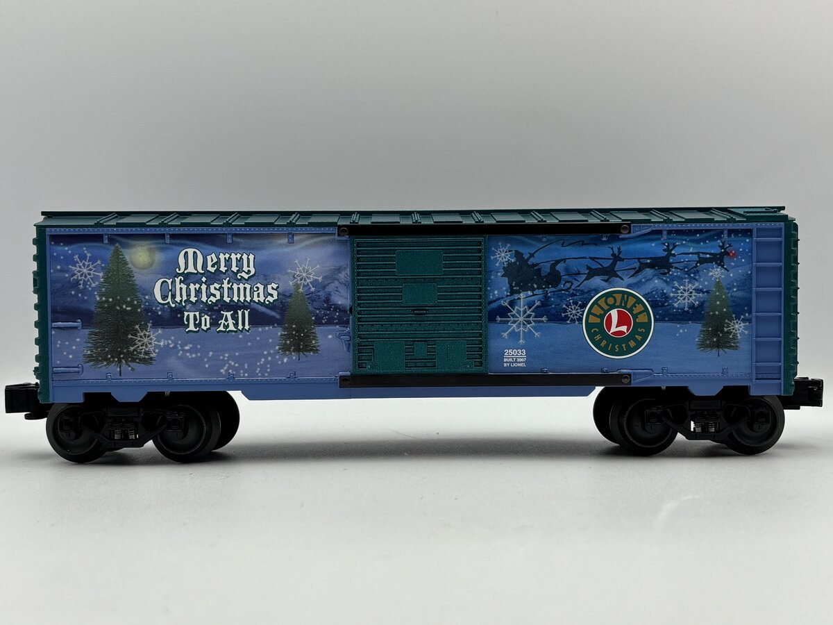 Lionel 6-25033 O Gauge 2007 Christmas Boxcar LN/Box