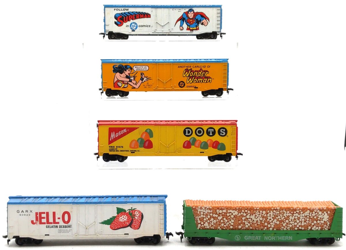 Tyco & Other Assorted HO Scale Freight Cars [5] VG