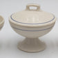 Syracuse China Rio Grande Prospector Pattern Pedestal Sherbet Dishes (Set of 3) EX