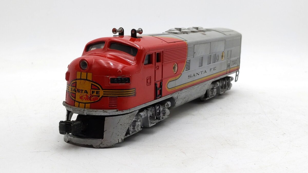 Lionel 2353P Vintage O Santa Fe F3 Powered A Unit Diesel VG/Box