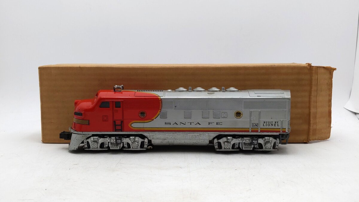 Lionel 2353P Vintage O Santa Fe F3 Powered A Unit Diesel VG/Box