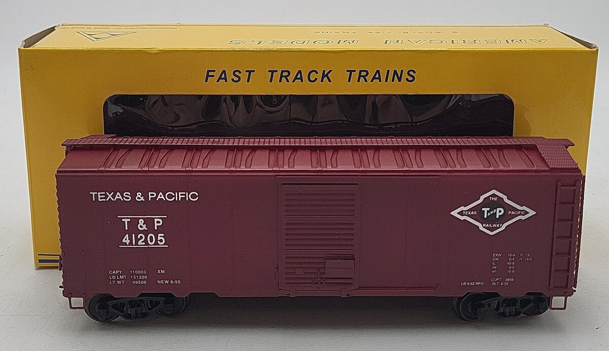American Models 1153 S Texas & Pacific 40' Box Car LN/Box