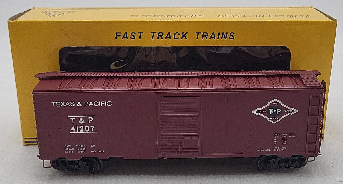 American Models 1153 S Texas & Pacific 40' Box Car #41207 LN/Box