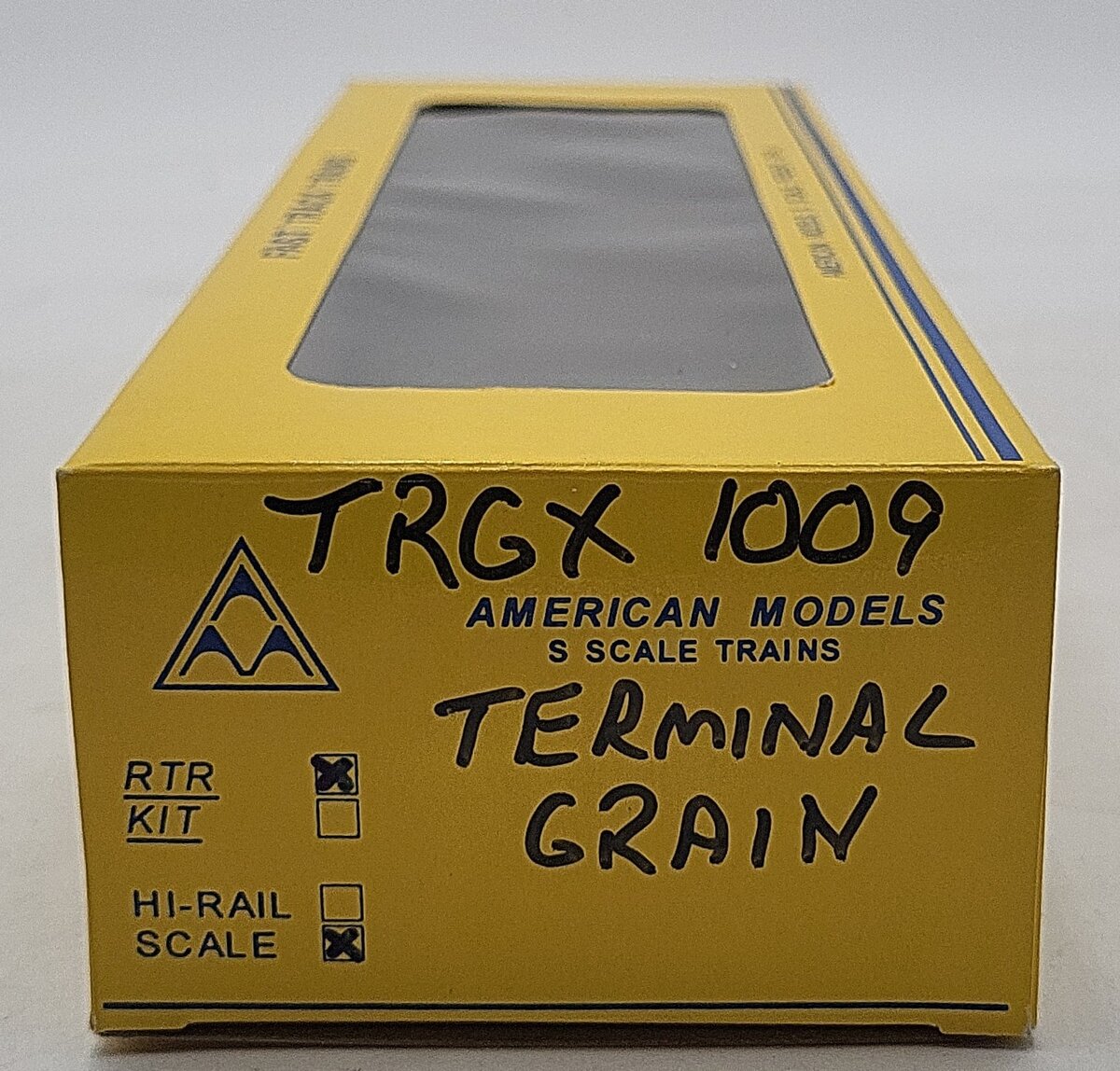 American Models S Scale Terminal Grain 3-Bay Cover Hopper #1009 EX/Box