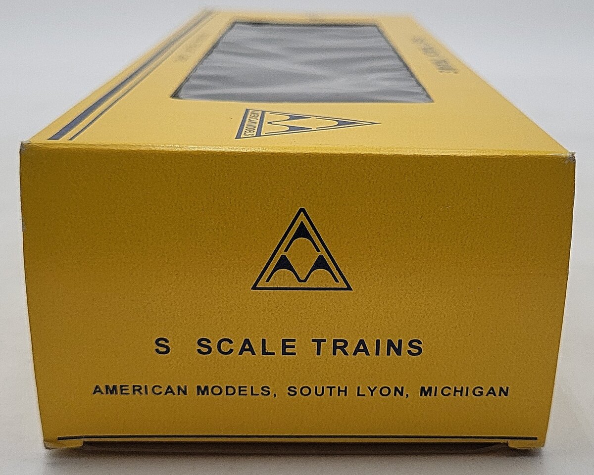 American Models 6022 S Scale Frisco Flatcar w/Stakes EX/Box