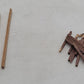 American Models 6022 S Scale Frisco Flatcar w/Stakes EX/Box