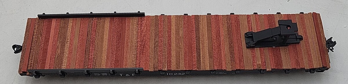 American Models 6027 S Texas & Pacific 46' Flat Car #10234 -CUSTOM EX/Box