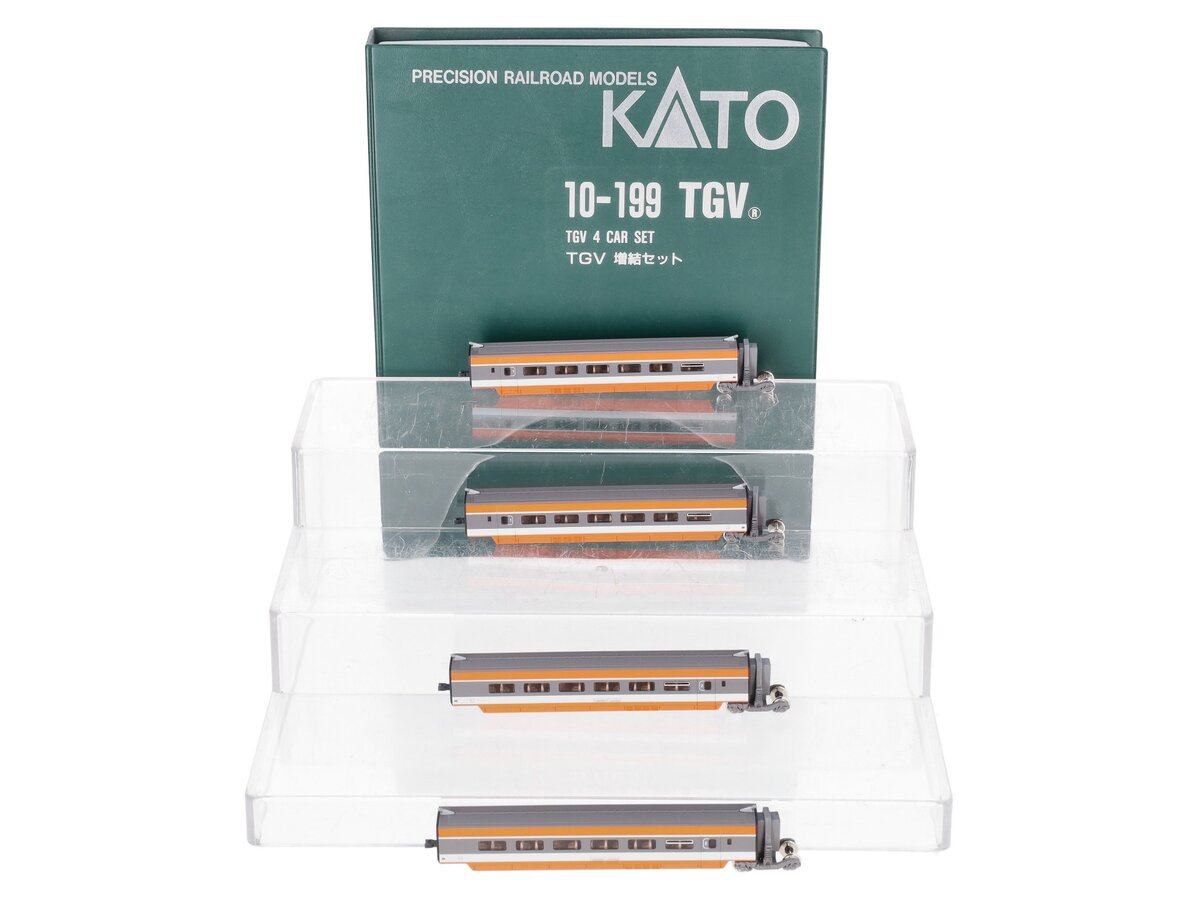 Kato 10-199 TGV 4 Car Passenger Set LN/Box