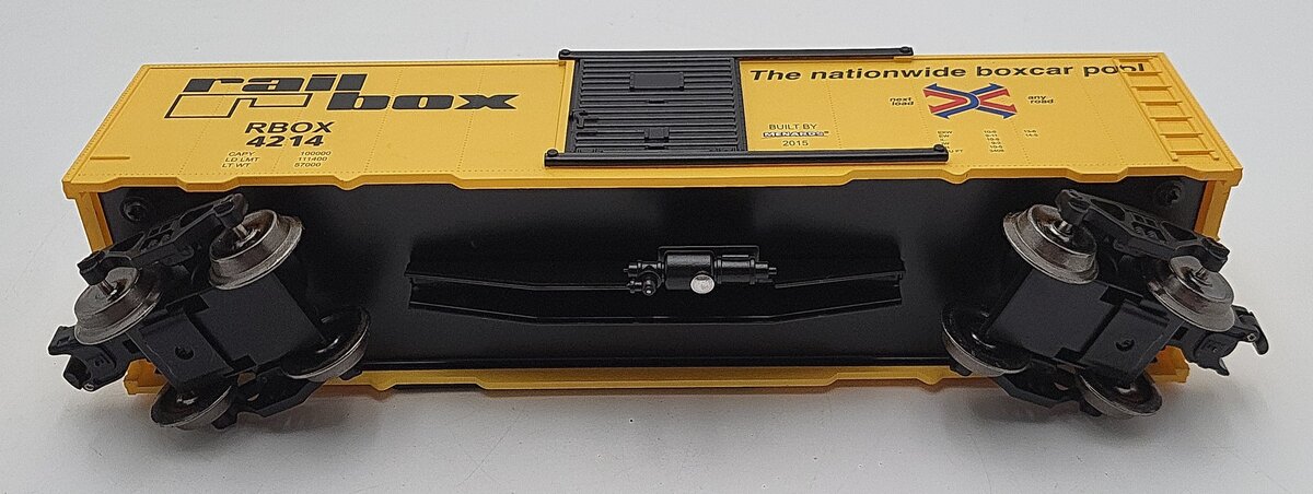 Menards 279-2619 O Railbox Boxcar #4214 LN/Box