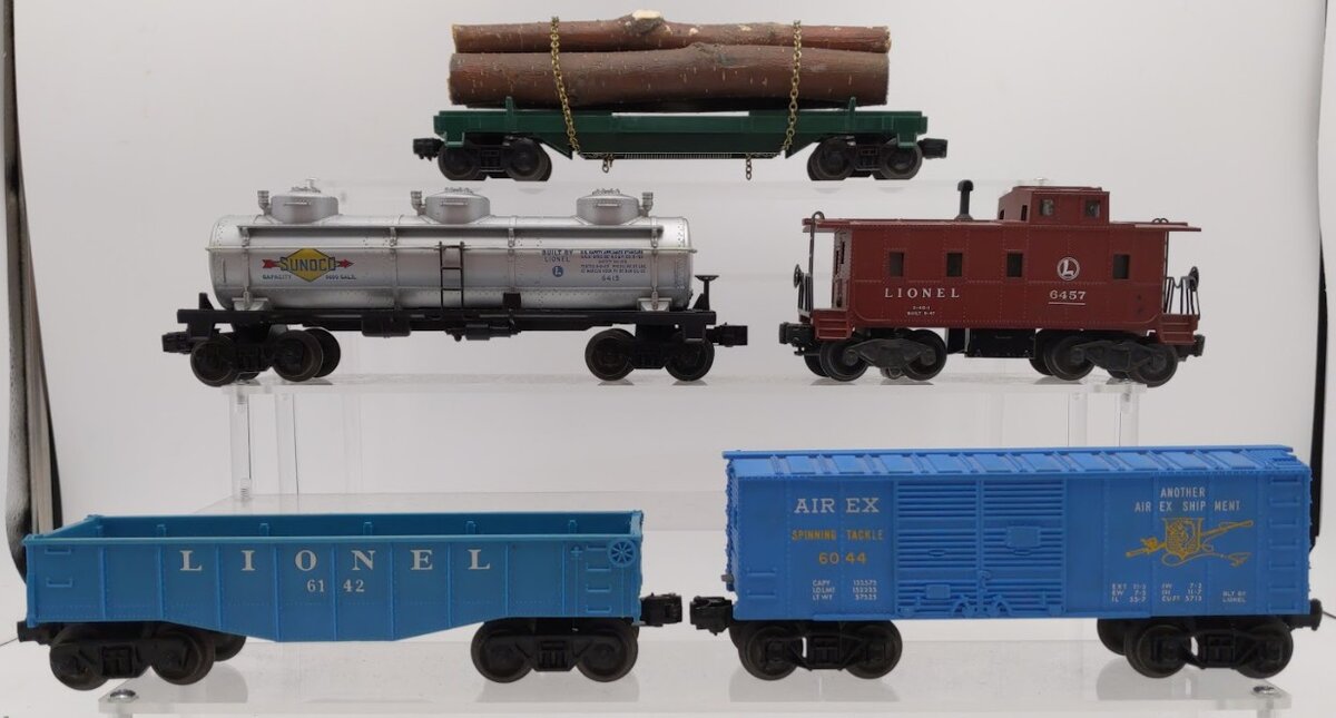 Lionel 6044, 6457, 6415, 6361, & 6142 Vintage O Gauge Postwar Freight Cars [5]
