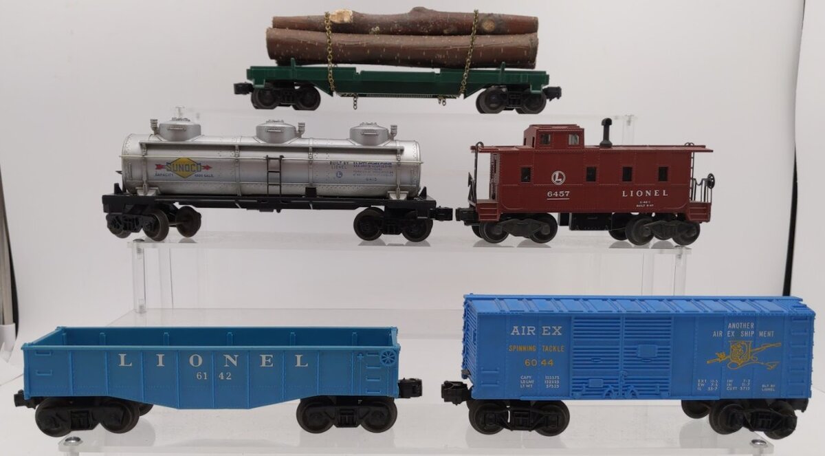 Lionel 6044, 6457, 6415, 6361, & 6142 Vintage O Gauge Postwar Freight Cars [5]