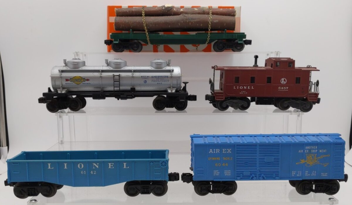 Lionel 6044, 6457, 6415, 6361, & 6142 Vintage O Gauge Postwar Freight Cars [5]