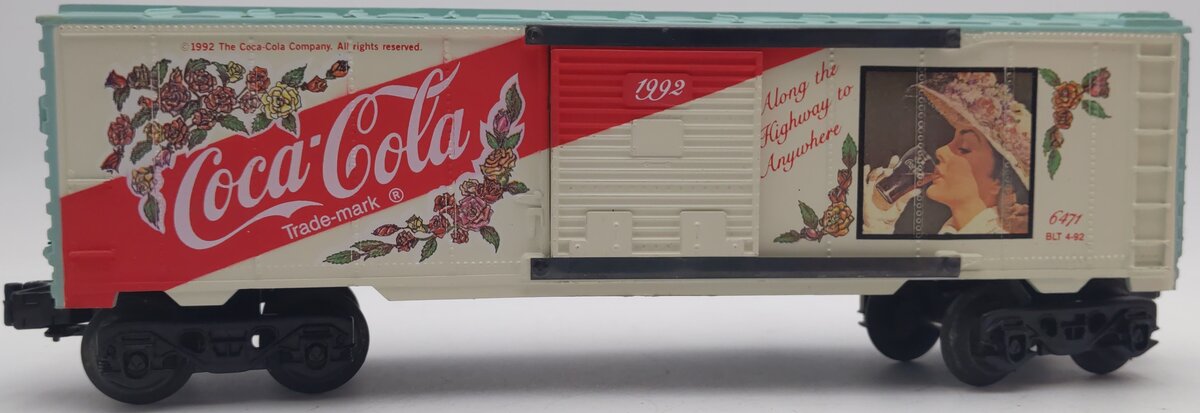 K-Line K6471 O Gauge Coca-Cola For All Seasons 1992 Boxcar EX/Box