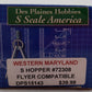Des Plaines Hobbies DPS15143 S Gauge Western Maryland Hopper Freight Car #72308 EX/Box