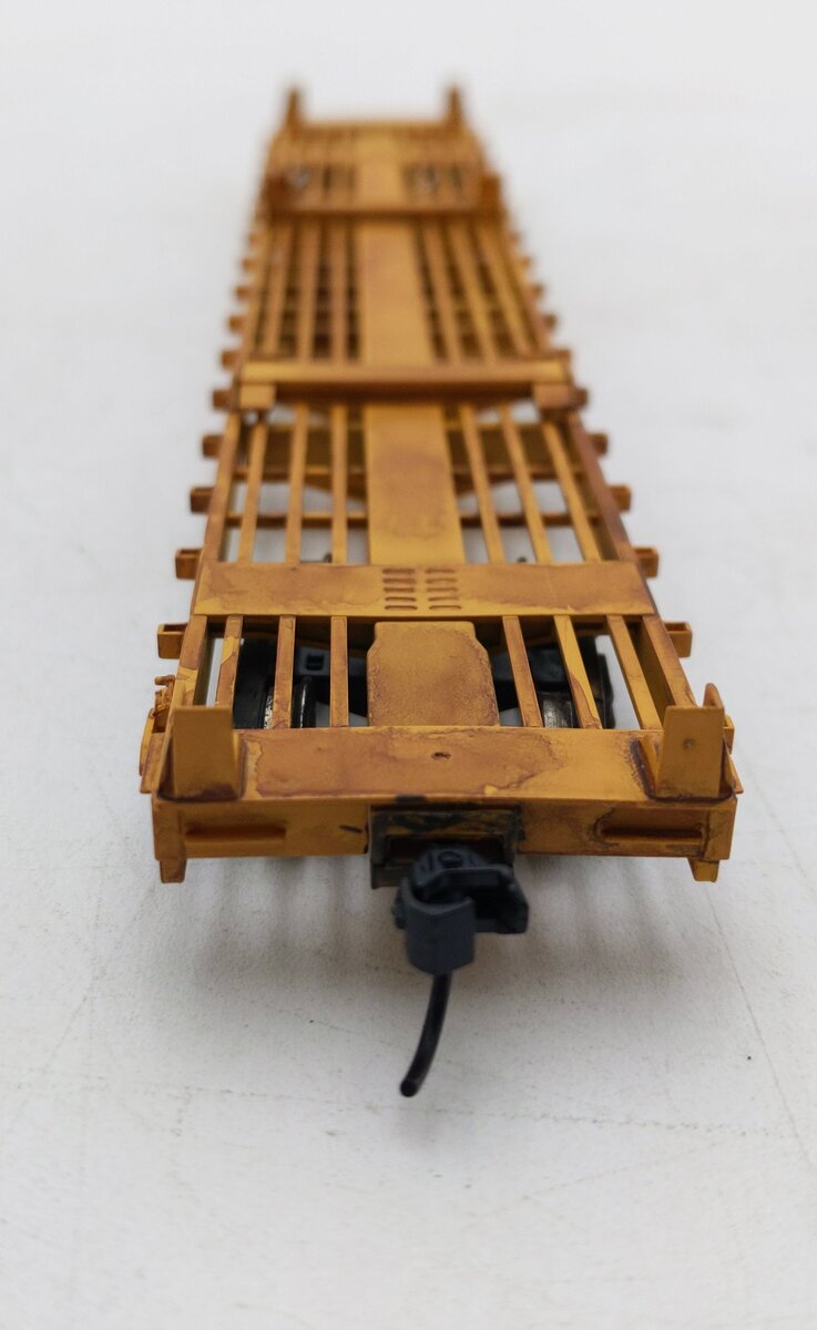Walthers 910-5383 HO TTX VTTX RTR 60' Pullman-Standard Flatcar #92276 Weathered/Box