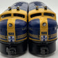 Lionel 6-18117 O Gauge Santa Fe Blue/Yellow F3 AA Diesel Set EX/Box