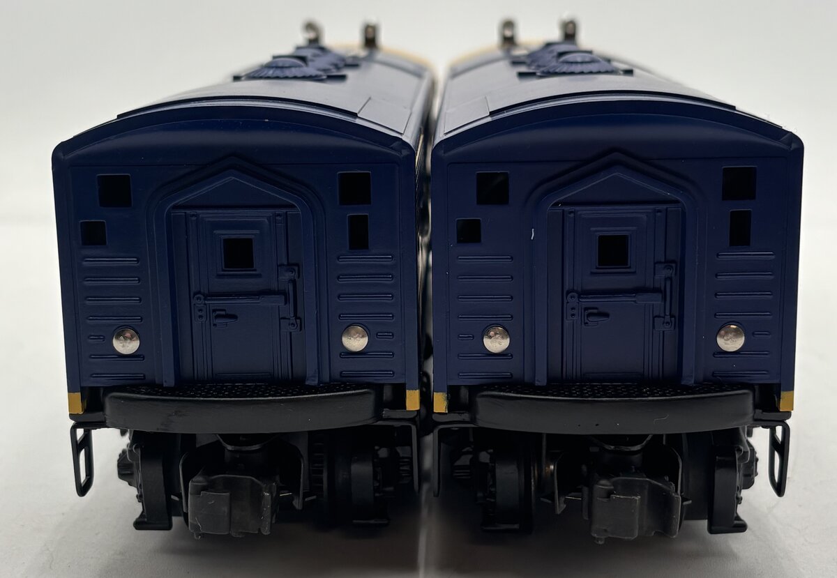 Lionel 6-18117 O Gauge Santa Fe Blue/Yellow F3 AA Diesel Set EX/Box