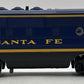 Lionel 6-18117 O Gauge Santa Fe Blue/Yellow F3 AA Diesel Set EX/Box