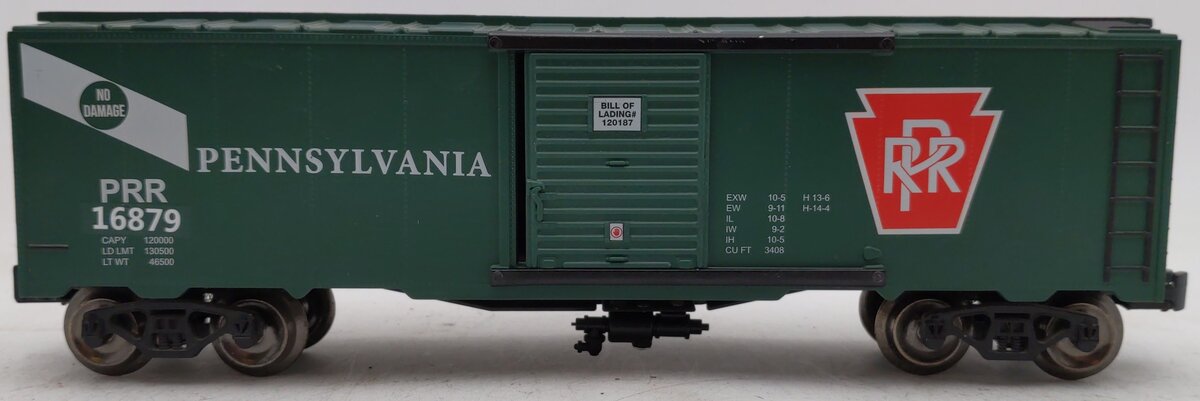 Menards 279-4558 O Gauge Pennsylvania Boxcar #16879 EX