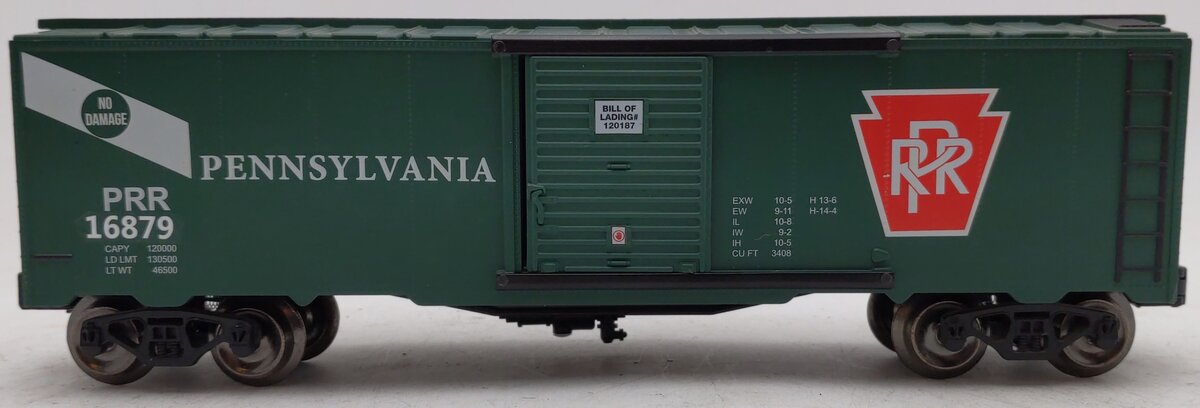 Menards 279-4558 O Gauge Pennsylvania Boxcar #16879 EX
