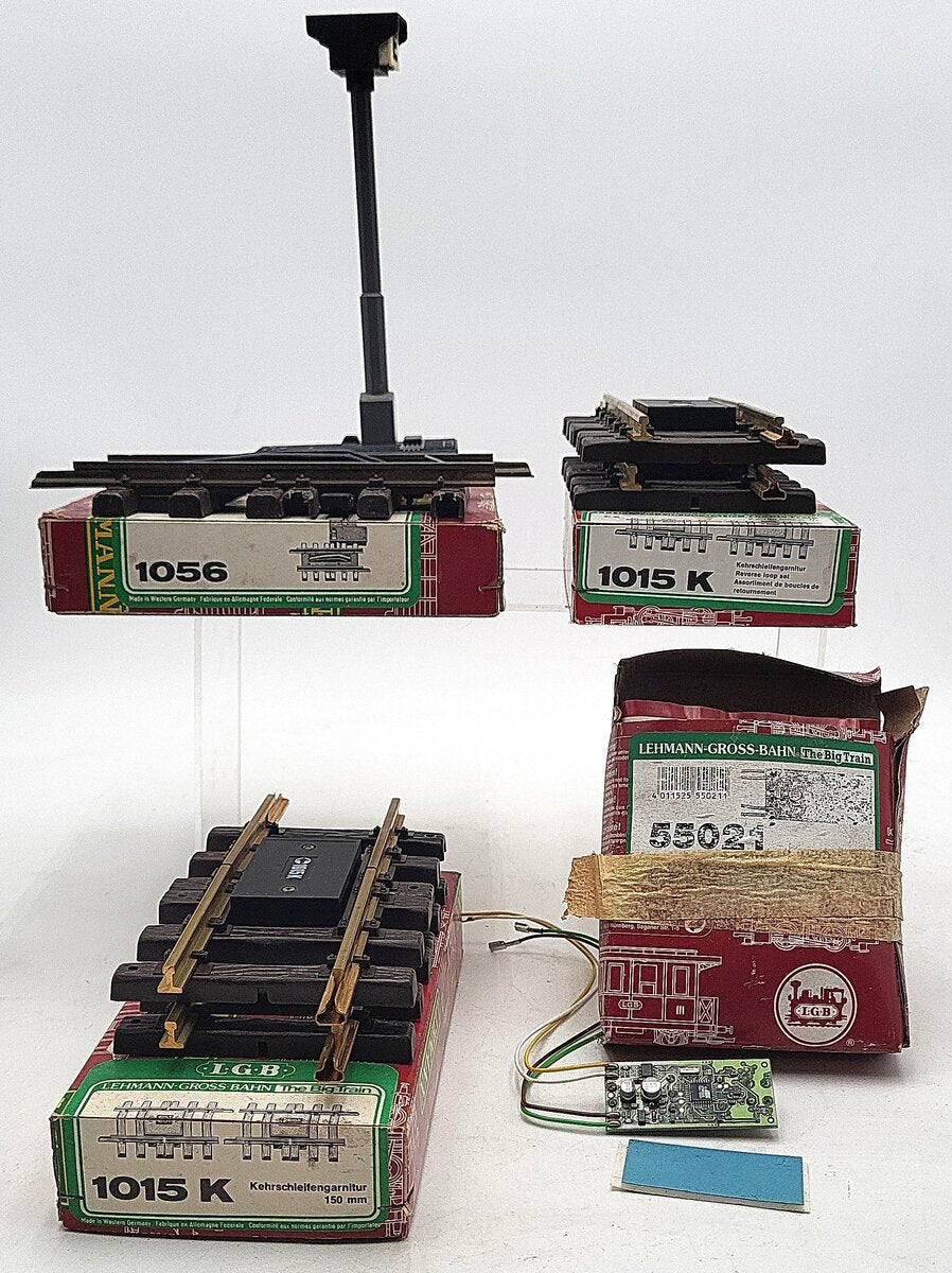 LGB G Scale Assorted Track Accessories: 1015K, 1015K, 55021, 1056 [4] EX/Box