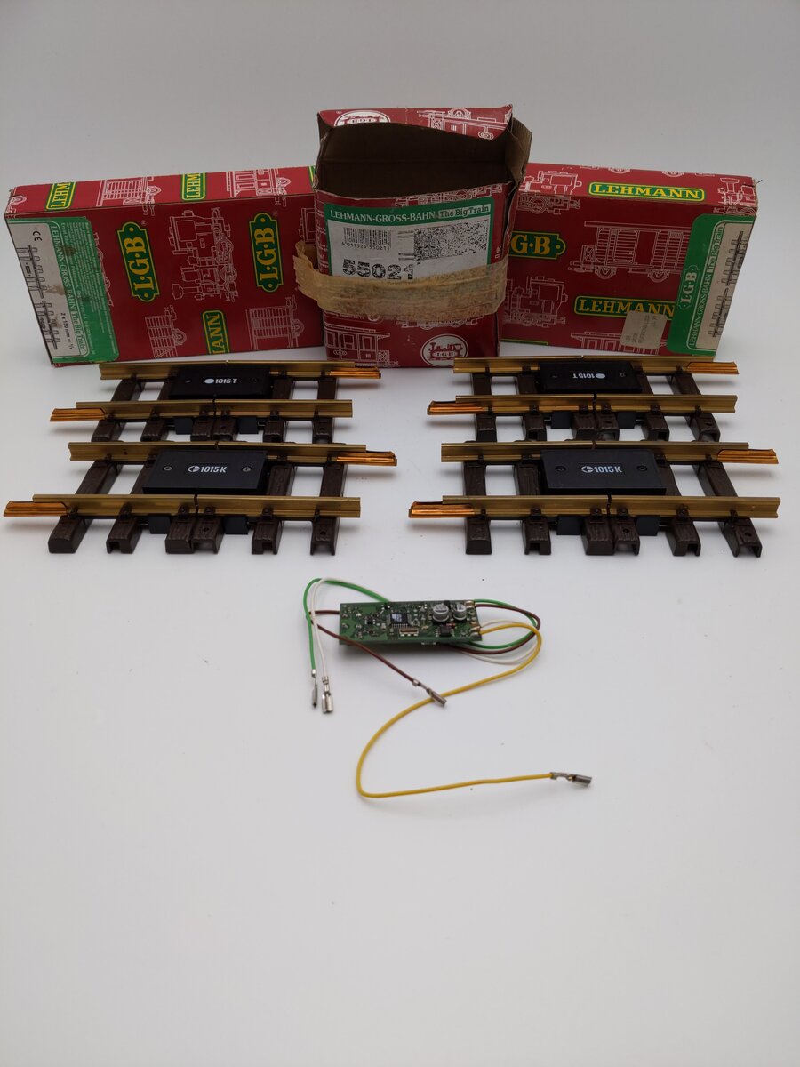 LGB G Scale Assorted Track Accessories: 1015K, 1015K, 55021 [3] EX/Box