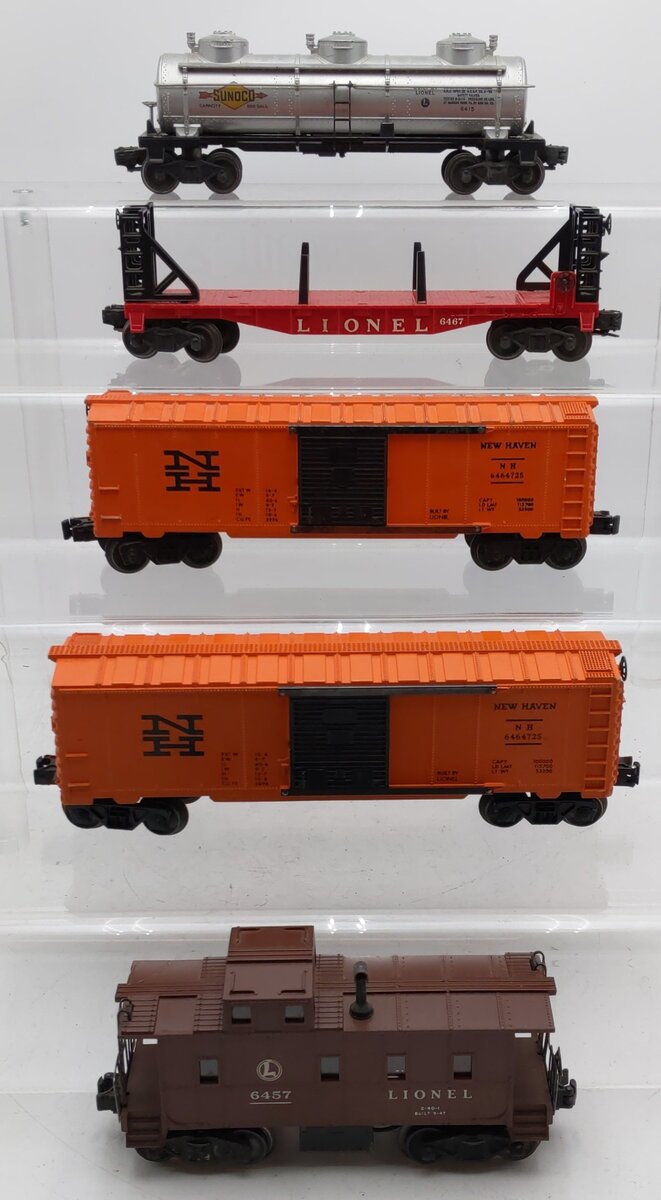 Lionel Vintage O Gauge Freight Cars #6415,6457,6467,6464725,6464725 [5] VG