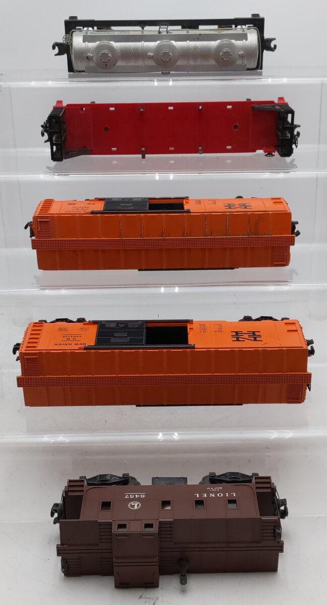 Lionel Vintage O Gauge Freight Cars #6415,6457,6467,6464725,6464725 [5] VG