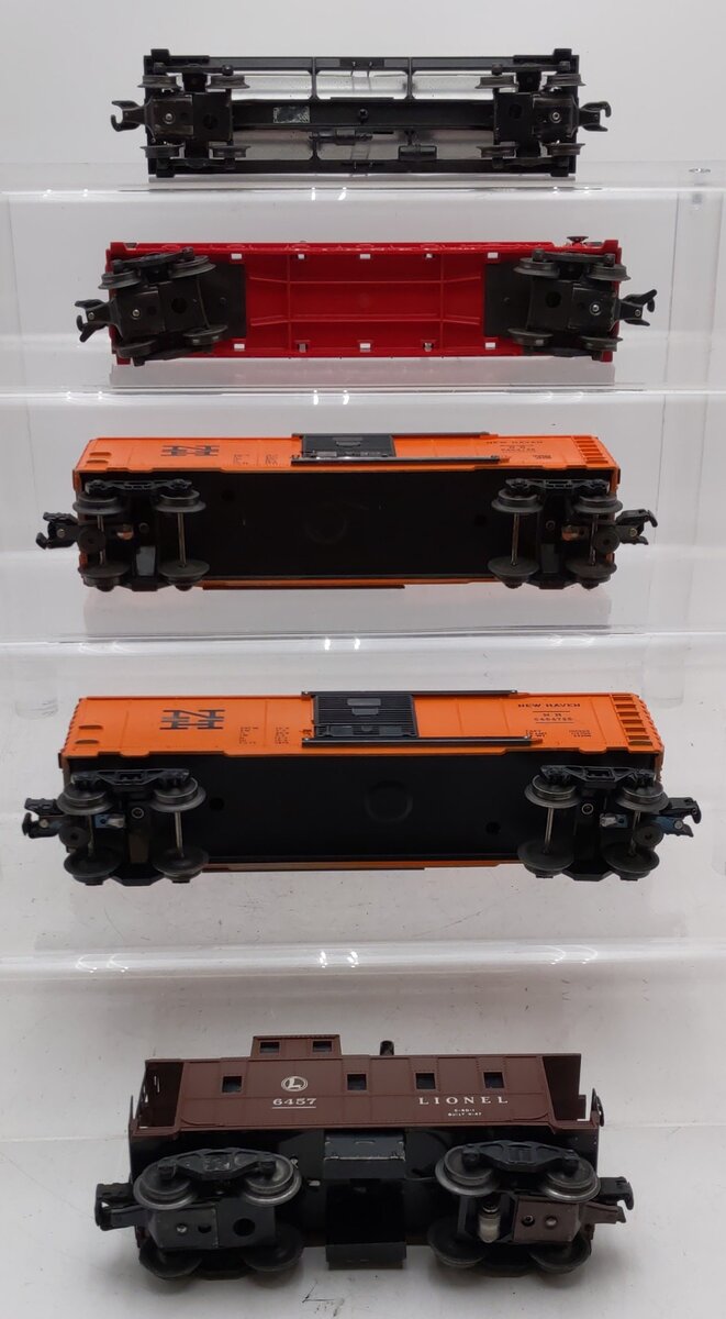Lionel Vintage O Gauge Freight Cars #6415,6457,6467,6464725,6464725 [5] VG