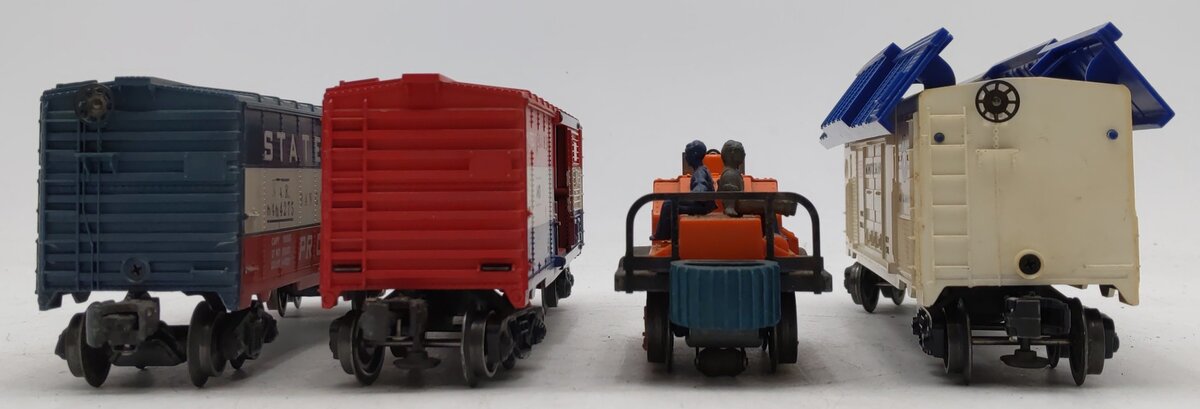 Lionel Vintage O Gauge Freight Cars #50,3665,6428,6464275 [4] VG