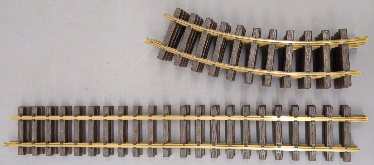 LGB 1100/1999 G Scale Assorted Track - Straight Track & Curved Track [6] EX
