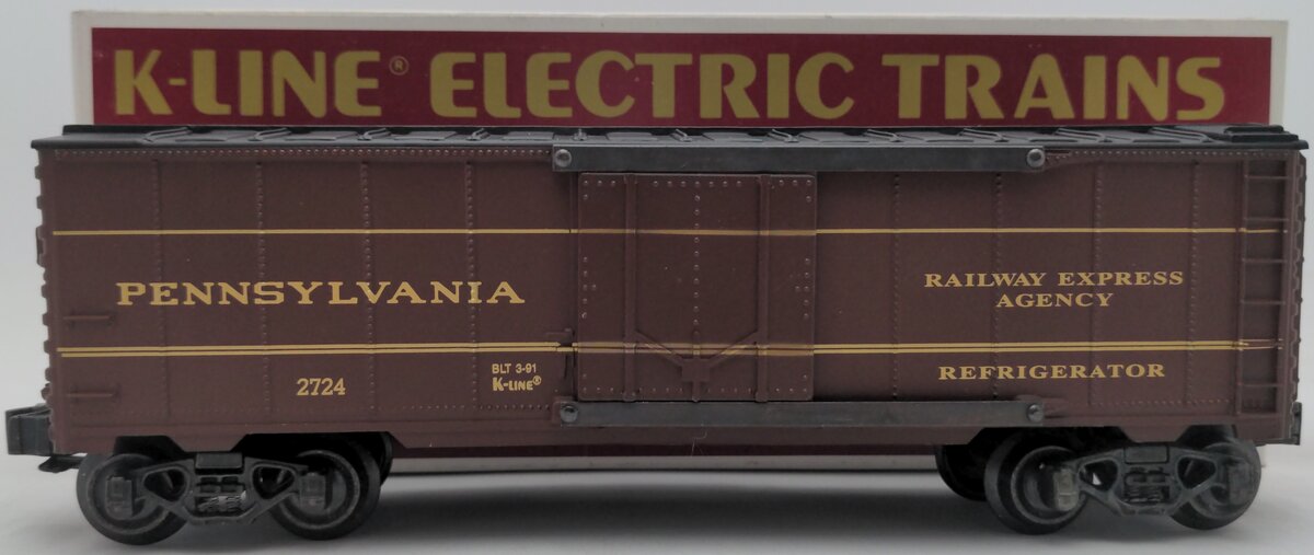 K-Line K80-7508 Pennsylvania Rail Road Classic Mail Car #2724 EX/Box