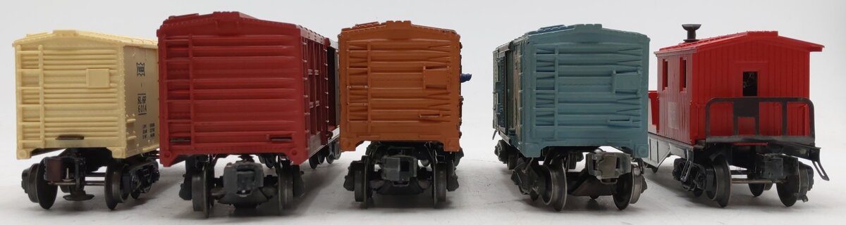 Lionel Vintage O Gauge Freight Cars #6434,6130,6014,159000,10637 [5] VG