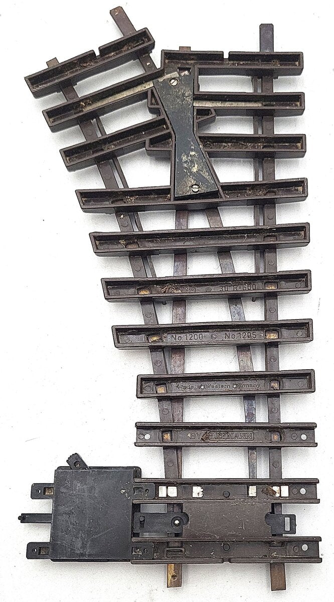 LGB 1200 G Scale Right Hand Manual Switch/Turnout EX/Box