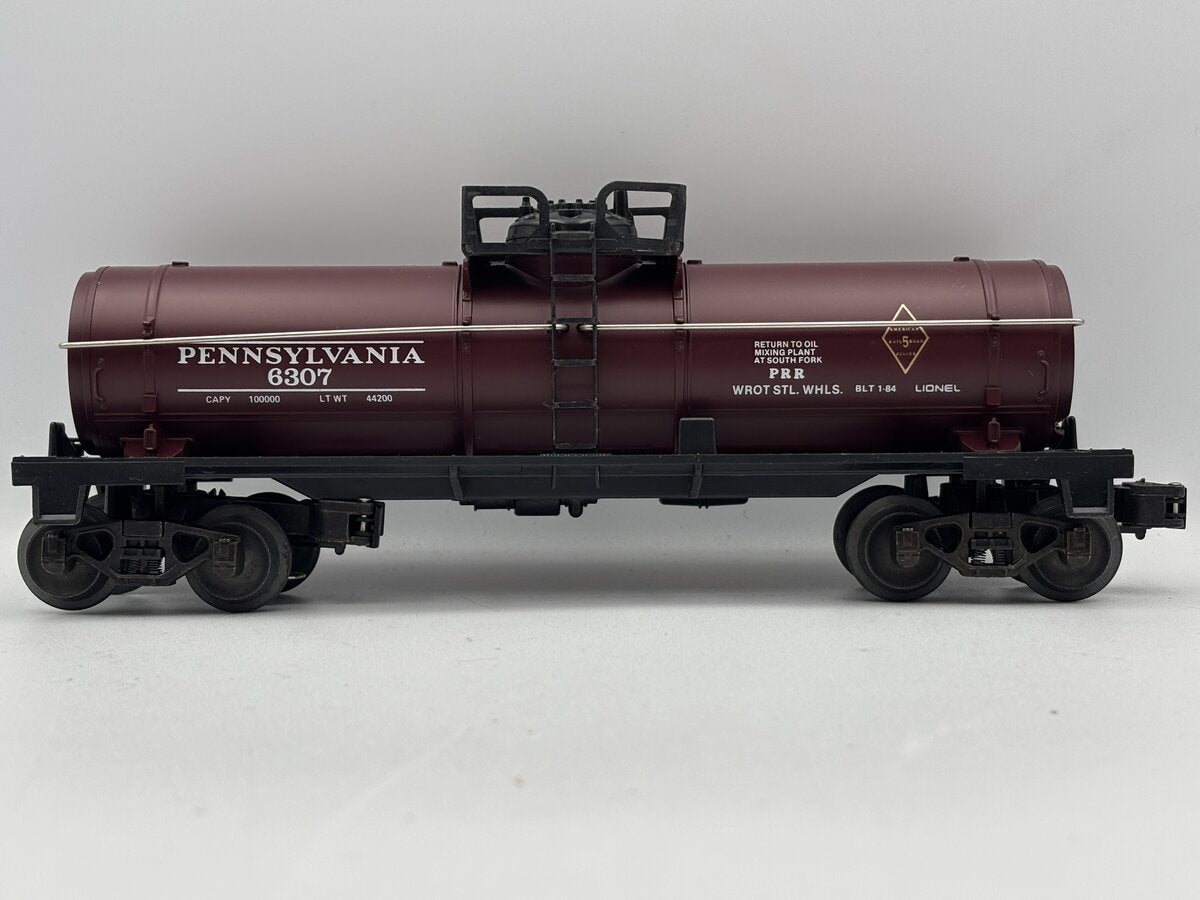 Lionel 6-6307 O Gauge Pennsylvania Single Dome Tank Car EX/Box