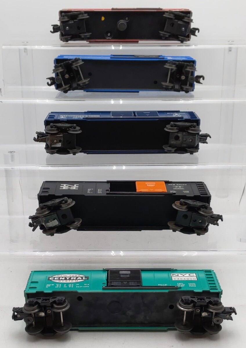 Lionel Vintage O Gauge Boxcars #34941,6468,6464425,6464475,6464900 [5] VG