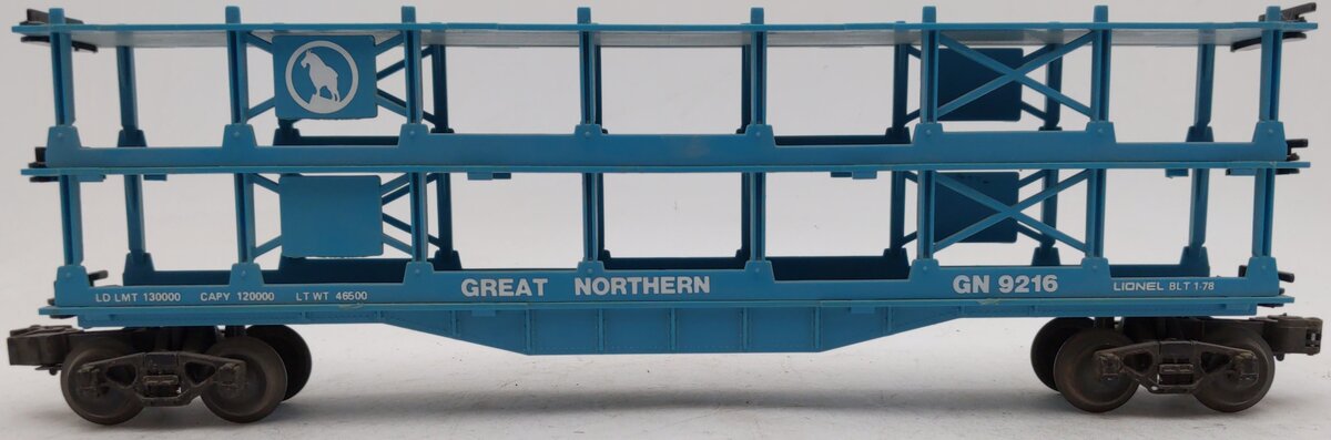Lionel 6-9216 O Gauge Great Northern 3-Tier Auto Carrier EX