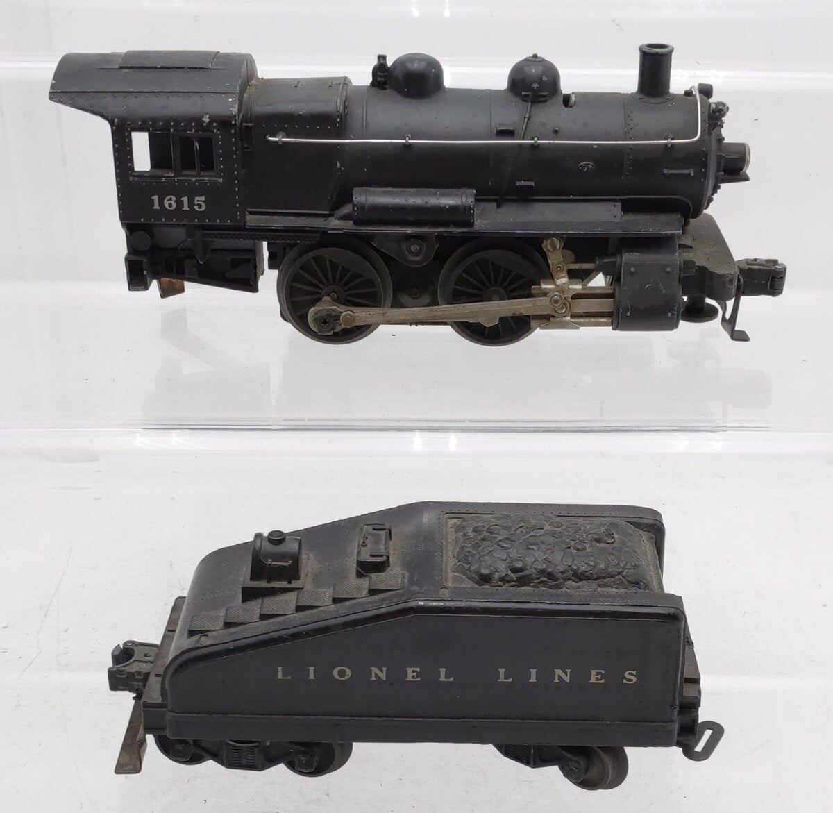 Lionel 1615 Vintage O 0-4-0 Die-Cast Steam Switcher Locomotive & Tender VG