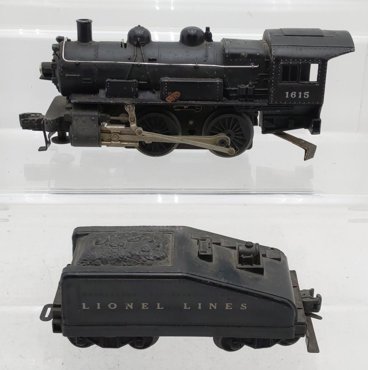 Lionel 1615 Vintage O 0-4-0 Die-Cast Steam Switcher Locomotive & Tender VG