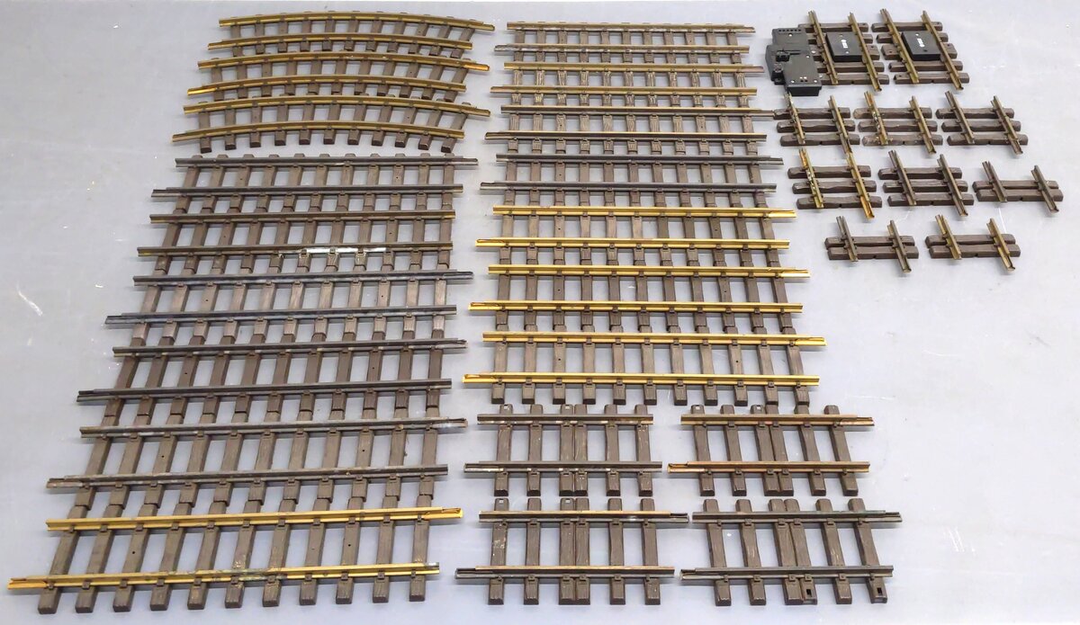 LGB G Scale Assorted Track Sections [30] VG