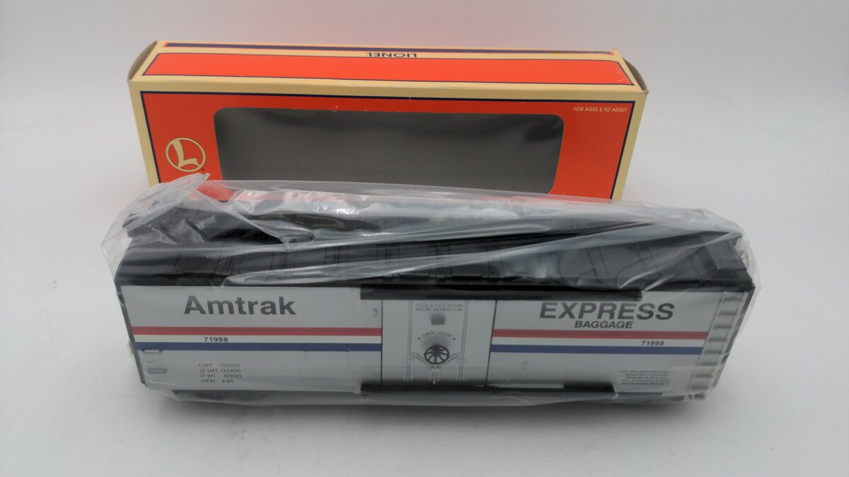 Lionel 6-71998 O Gauge Amtrak Express Baggage Box Car #71998 LN/Box