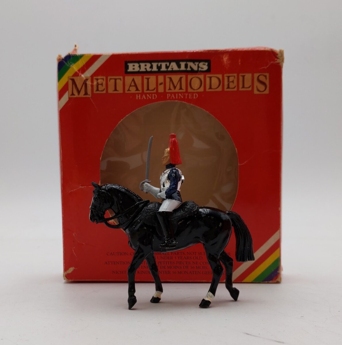 Britains Metal-Models 1:32 Hand Painted 7245 Blues & Royals Standard Bearer LN/Box